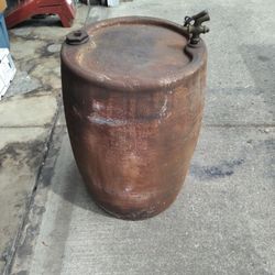 Standard Oil drum.
