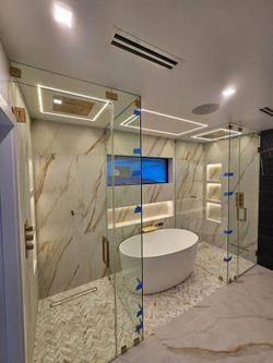 Glass Shower In All The Measures 