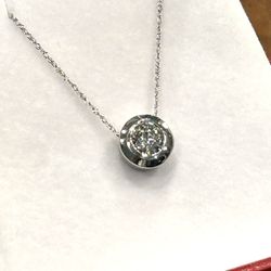 Diamond Slide Necklace