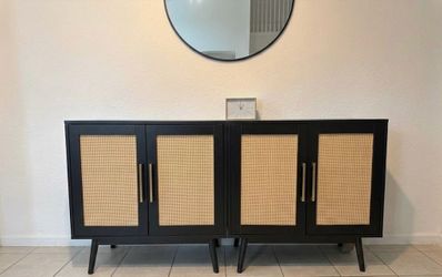 Storage Rattan Cabinets
