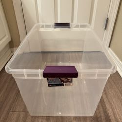 Sterilite Clear Storage Box Missing Lid