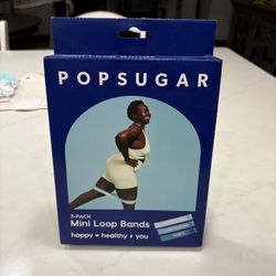 POPSUGAR Mini Resistance Band 3pk (NEW) 