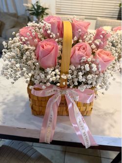 Basket of roses