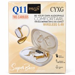 PAVUN Q11 Wireless TWS Earbuds Bluetooth 5.49 New Sealed