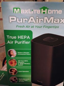 Maxlite pure home hepa air purifier