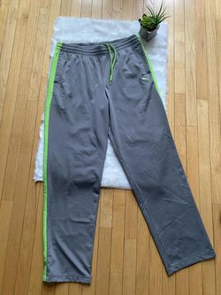 Men’s Puma Gray and Green Track Pants Size XL
