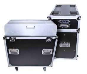 ProX XS-6XBP2424-MK2 Road Case Holds 6 Pieces 24" x Aluminum Base