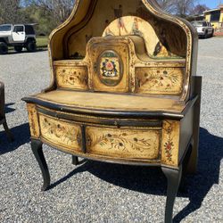 French writing desk buffet credenza hutch display
