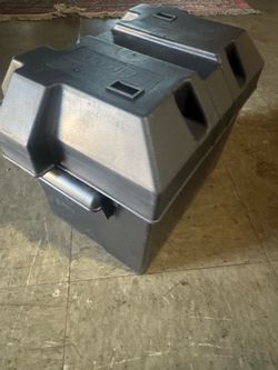Automotive battery box for car rv trailer