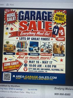 Moving sale San Gabriel