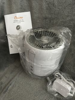 ~ Crane 2-in-1 Desktop Air Purifiers and Cooling Fans