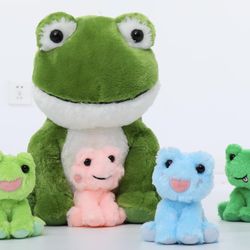 Large Frog Stuffed Animal w/ Babies