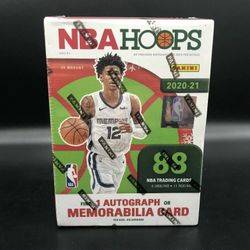 NEW 2020-21 Panini NBA Hoops Basketball Cards Holiday Box Morant