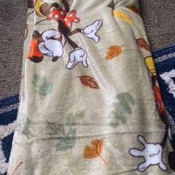 Disney Fall Themed Blanket 