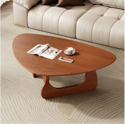 Noguchi Style Coffee Table - Walnut Finish