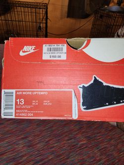 Nike Uptempo BLACK/REFLECTIVE