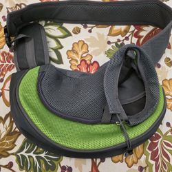 breathable mesh pet carrier sling, 