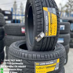225/55R18 Land Golden Set of Tires Installed and Balanced Set de Llantas Nuevas Instaladas y Balanceadas