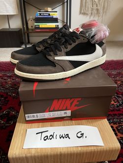 Nike X Travis Scott Jordan 1 Low OG “Mocha” Size 14 