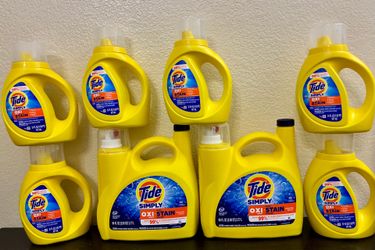 $32 Tide Simply laundry detergent bundle (2) 70 loads (6) 24 loads- Temecula
