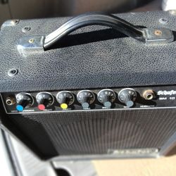 Practice Amp With Power Cord And Audio Cord