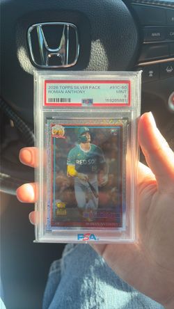 2026 Topps Silver Pack Roman Anthony 1991 #91C-60  Rookie RC PSA 9 MINT Red Sox