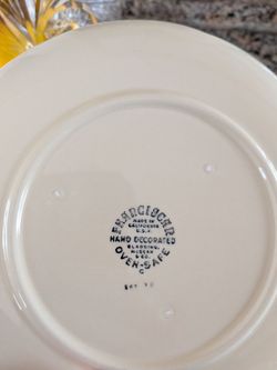 Franciscan dishes