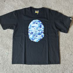 Bathing Ape Blue Camo Tee