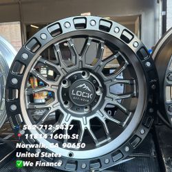 17X9 Lock Off Road Set Of 5 For Jeep Wrangler Rubicon Sahara Jeep Lift Leveling Kit