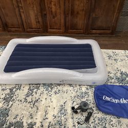 Brand New!!! Toddler Air Mattress With Pump And Storage Bag.