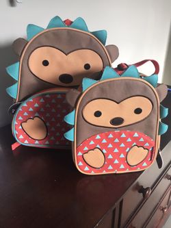 Backpack and lunch bag