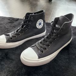 Black Converse High Tops size 8 (Mens)