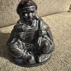 Japanese statue of Daikokuten, the god of wealth and prosperity