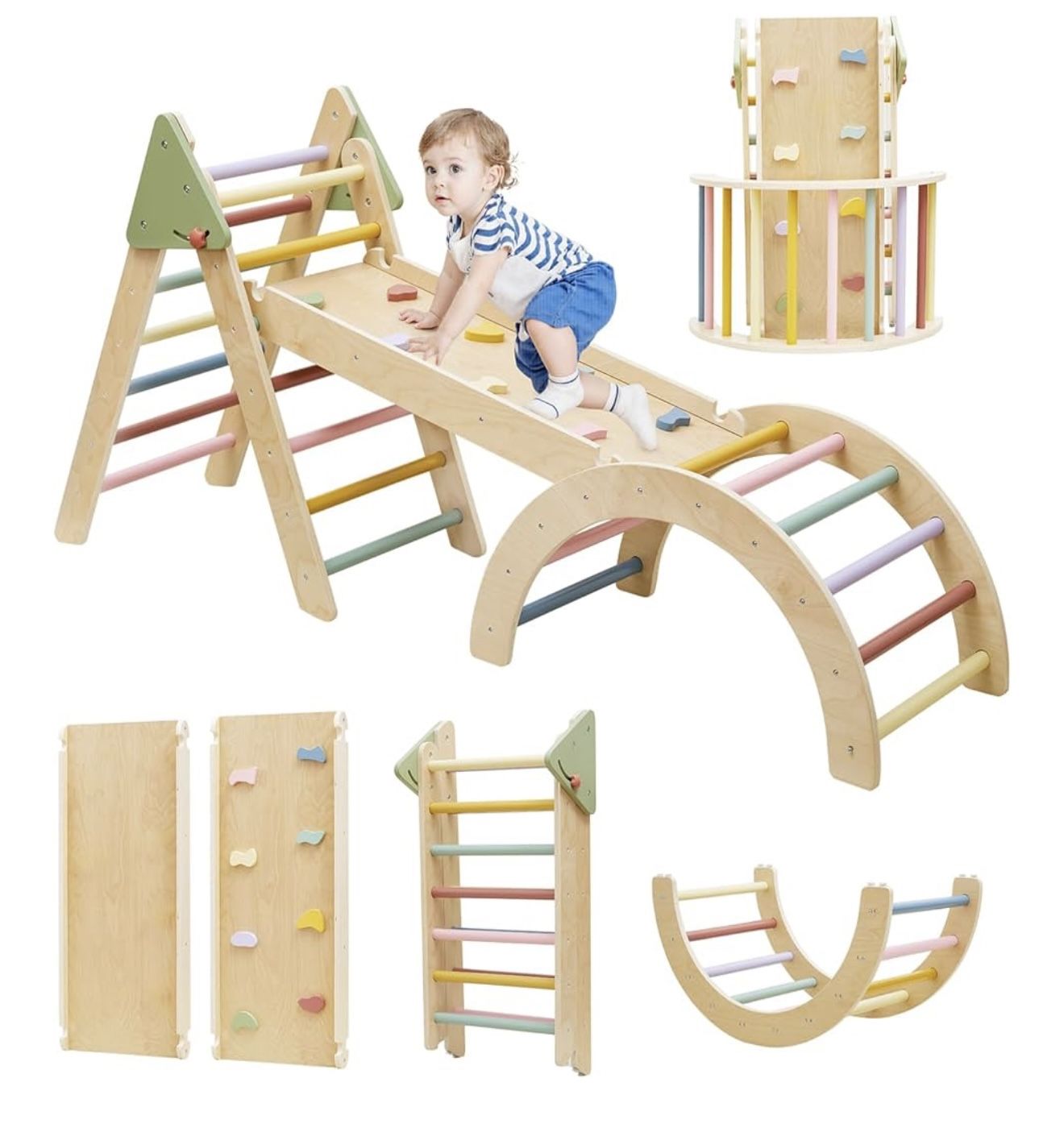 Wooden Climbing Toy For Toddlers