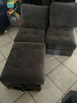 Three piece small couch