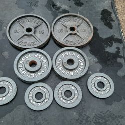 Olympic Weight Plates 35s 25s 5s