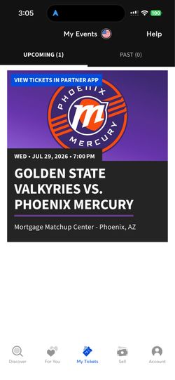 WNBA TICKETS July 29th
