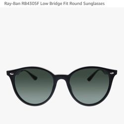 Ray-Ban RB4305F Low Bridge Fit Round Sunglasses