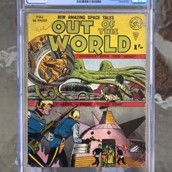 Out Of This World #17 (1964) CGC 2.5 — 1st Reprint Of Amazing Fantasy 15; UK Edition 