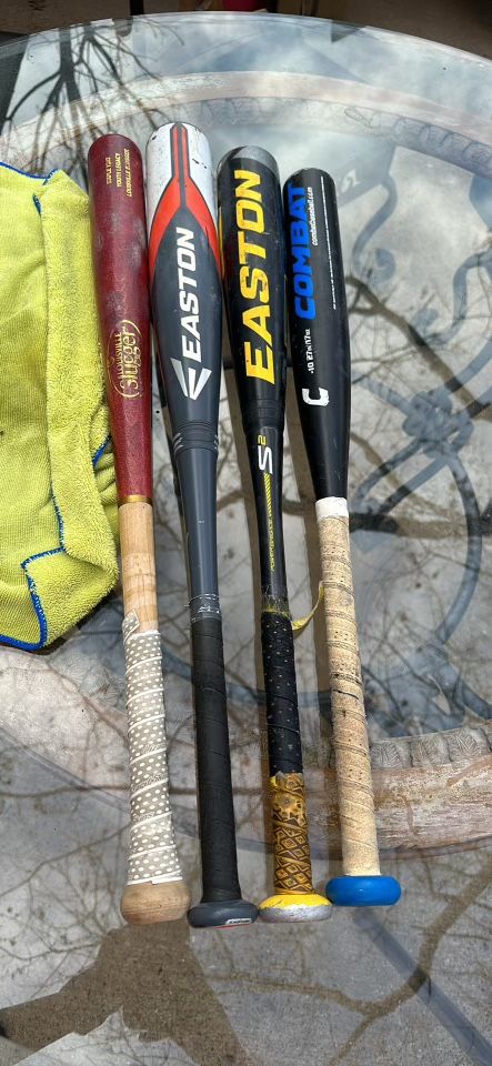 2 baseball bats (two In The Middle Sold)