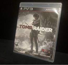 Tomb Raider Ps3 Playstation 2013 Game with Original Case and Booklet