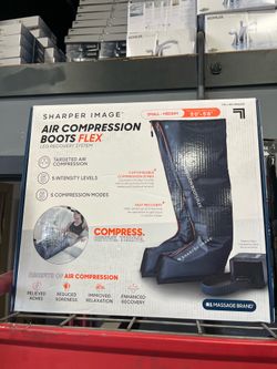 AIR COMPRESSION BOOTS FLEX- Sharper image