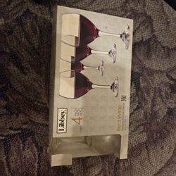 LIBBEY - Set of four wine glasses