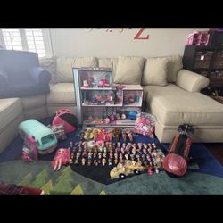 LOL Huge Lot (Dolls, Furniture, Camper, Plane, Etc) 
