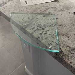 Corner Glass Shelves