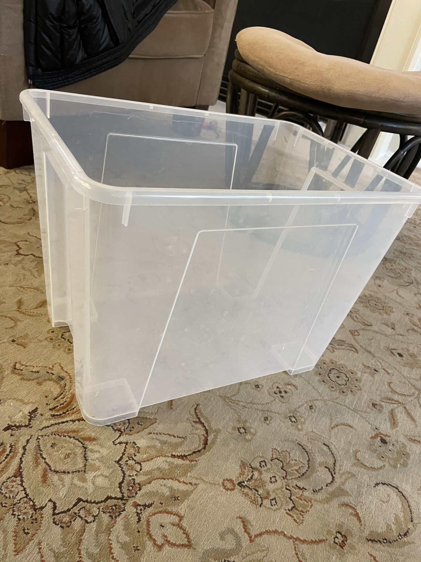 SAMLA Box, clear, 15 ¼x11x11/6 gallon - IKEA