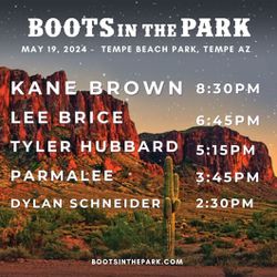 Boots In The Park !!