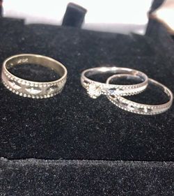 His and Hers ring size 7 and 10