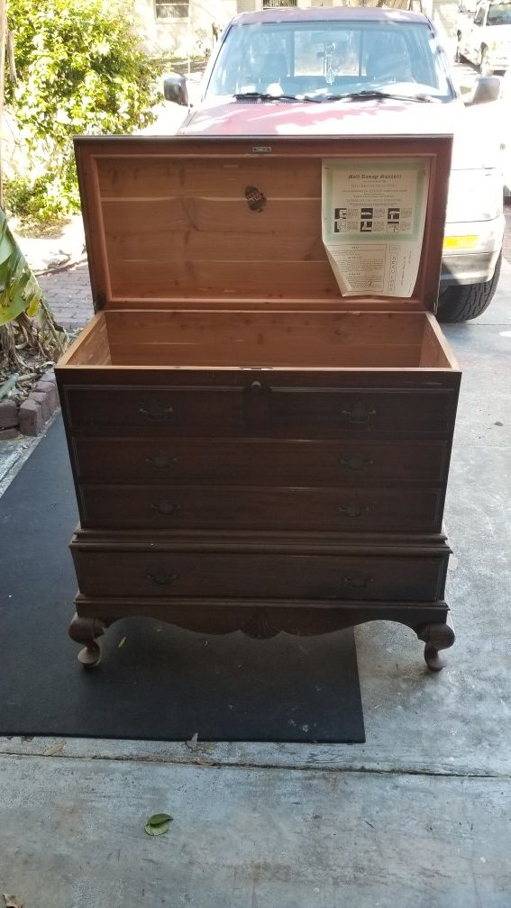 Old antique Cedar chest Looks like dresser