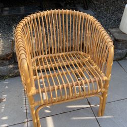 Rattan wood Indoor Accent Chair
